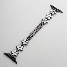 1条，2026新款，炫彩向日葵花瓣表带，兼容，时尚女士设计，创意表带，兼容 38/40/41/42/44/45/46/49毫米，兼容 Series Ultra/SE/10/9/8/7/6/5/4/3/2/1，无需工具即可调节长度，送朋友的礼物 - 玫瑰金 - 查看 12