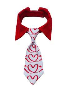 1件可爱时尚狗狗领结，情人节宠物项圈，英伦风猫咪领结，心形图案狗狗领结，宠物围兜，宠物配饰，精致宠物用品，宠物节日装饰，猫狗饰品，宠物服装装饰，猫狗项圈，猫项圈，卡通猫项圈，宠物礼物，摄影道具，可爱宠物项链，狗狗项链，小狗项链 - 彩色 - 查看 7