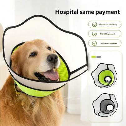 Collare conico regolabile per cani, collare protettivo morbido post-operatorio, collare universale per cani e gatti, previene leccare e mordere, forniture per animali domestici.