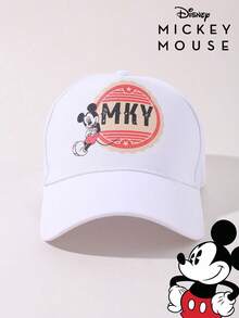 Disney Mũ lưỡi trai thêu hình chuột Mickey chính hãng, có thể điều chỉnh, dành cho cả nam và nữ, thích hợp cho mùa xuân, mùa thu, du lịch, đi biển, kiểu dáng Y2K dễ thương cho giới trẻ. - Nhiều màu - Xem 9