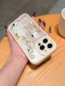 A Cartoon Snoopy Pattern, A High-Bamboo Anti-Drop Phone Case Made Of Tpu Material, Can Be Given As A Holiday Gift. It Is Suitable For IPhone Xs/ XS Max /Xr/11, 12, 13, 14, 15, 16pro/Promax/14, 15, 16plus/17, And Is Suitable For Both Men And Women - 彩色 - 查看 4