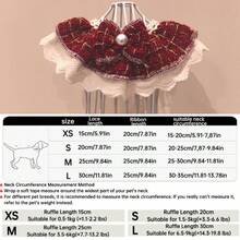 2026 春季新品 - 时尚蕾丝边宠物围兜/仿珍珠领结 - 公主风 - 手工制作 - 可调节长度 - 猫狗围兜/宠物围兜/狗狗口水巾/宠物配件 - 粉色 - 查看 15