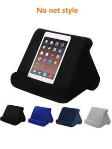 Tablet Reading Pillow, Foldable Multi-Angle Soft Pillow, Tablet Stand, Reading Pillow Suitable For Desk Reading, Tablet Holder, Hands-Free, Neck And Eye Protection, Multi-Angle Adjustable, Soft And Non-Damaging To Device, Anti-Slip And Stable, Essential For Reading In Bed, Comfortable For Long Use, Foldable And Portable, Ergonomic Design, Foldable Storage, Anti-Slip Groove (Stable For Phone/Tablet), Neck Support, Universal For Phone/Tablet, Horizontal Or Vertical Placement, Protects Device Edges - Multicolor - View 8
