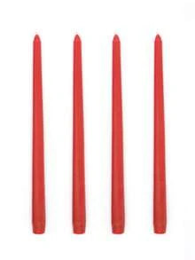 2/4 pièces Bougies rouges effilées de 10 pouces, bougies parfumées à la cire de soja, convenant pour la décoration de mariage et de Noël, la décoration intérieure, les cadeaux de fête, la décoration de fête d'anniversaire, les cadeaux de fête des mères, la décoration de Noël, les cadeaux de Noël - Multicolore - Voir 16