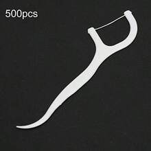 YUYTE Floss Picks Travel Flossers Dentales, Utensilios De Limpieza 500 Unidades De Dureza Dientes Profesionales Palillos De Dientes Con Hilo Dental Palos Para Viajes En Hoteles Familiares(default) - Multicolor - Ver 4