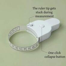 2pcs Fitness Tape Measure, Household Soft Ruler For Body Measurement, Student Personal Use Waist Chest Leg Circumference Measuring Tool - Multicolor - View 4