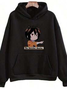 Men Outdoor Hoodies & Sweatshirts - Black - View 1