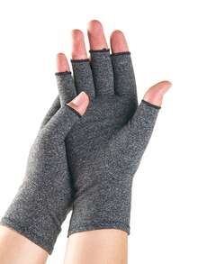 1 Pair Anti-Slip Breathable Medical Fingerless Gloves, Pressure Recovery Rehabilitation Training Gloves, Sports Gloves - Multicolor - View 3