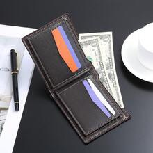 New Vintage Men Wallet, Fashion Multi-Functional Open Wallet, Youth Student Versatile Multi-Card Holder, Men's Gift, Christmas Gift - Black - View 4