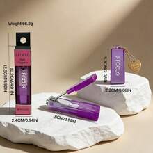 J·FOCUS 2026 New Fashion High-End Lipstick Style Nail Clipper, Professional Stainless Steel High-Precision Sharp Anti-Splash Upgraded Version, Ergonomic Easy To Cut Hard Nails, Hygienic Storage Manicure Pedicure Tool, Travel Portable Decoration, Ideal Gift For Valentine's Day, Mother's Day, Father's Day, Boyfriend, Girlfriend, Business Gathering