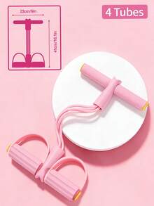 6pcs Elastic Yoga Resistance Bands - Purple PVC Material, Suitable For Full Body Workout, Core Muscle Training, Arm And Leg Exercises, Rowing Practice, And Use With Fitness Equipment - Purple And Pink Options Available. Ideal For Sports, Gym, And Home Workouts. Product Category: Fitness Accessories, Elastic Fitness Bands, Weight Loss Aids, Pilates Equipment, And Resistance Bands. - Multicolor - View 11