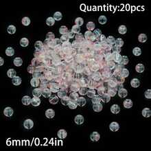 20颗彩色带孔玻璃珠，珠宝制作DIY串珠，工艺用品及配件 - DIY - 查看 16