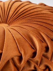 1个现代南瓜图案靠垫，圆形抱枕/座椅垫/腰枕，适用于客厅沙发卧室装饰，多种颜色可选 - 彩色 - 查看 10