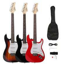 Glarry Maple Electric Guitar School Band Rosewood For Beginner With Guitar Bag - như hình ảnh - Xem 4