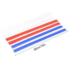 Tiras de Nivelación de Masa para Hornear, Tiras de Masa Medidoras de Silicona Profesionales Resistentes, Guías de Rodillo, Pasteles, Galletas, Hornear,40511589 - Multicolor - Ver 5