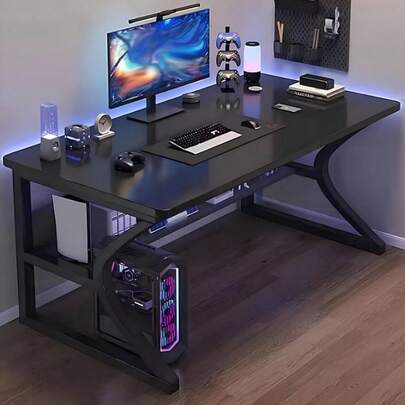 Mesa De Juego Completamente Negra,120*60*75cm.