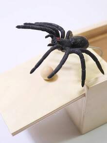 1个木制蜘蛛恶作剧盒 - 手工制作的玩笑盒，非常适合作为圣诞礼物/情人节礼物/生日礼物/节日必备/派对用品/友谊礼物/送给闺蜜的礼物 - 彩色 - 查看 5