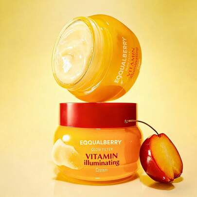 Crema iluminadora con vitaminas - Vitamina C y 5% de niacinamida + 3% de TXA | Crema desincrustante | Fortalecimiento de la barrera de ceramida | Brillo radiante, hidratación ligera (1.69 Fl Oz / 50 Ml)