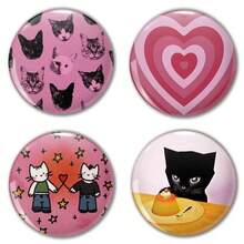 Interesting Pattern Badge Brooch, Women's Lapel Pin Brooch, Bag Pendant, Fashion Accessory, Fun Gift For Friends, Family, Teachers And Classmates - Multicolor - View 1