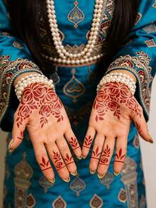 2 Pieces Palm-Center Rose & Leaf Pattern Tattoo Stencils – Exquisite Hollowed-Out Delicate Textures, Reusable, Suitable For DIY Personalized Temporary Tattoos, Fit For Party & Daily Body Decoration, Easily Create Custom Romantic-Style Tattoo Looks