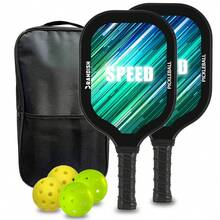 2pcs Pickleball Racket Set, Includes 2 Pickleball Rackets, 4 Balls And 1 Storage Bag - Multicolor - View 13