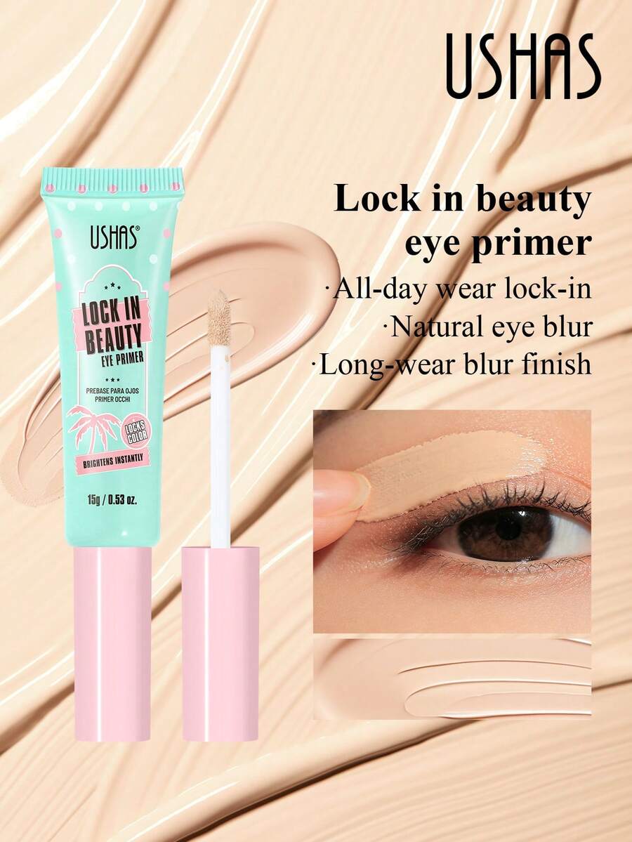 USHAS Soft Tube Eye Primer, Long-Lasting Makeup Effect, Waterproof, Enhances Eye Skin Tone, Elevates Eye Makeup Color, Creates Perfect Eye Makeup, Suitable For All Skin Types - #01 - View 1