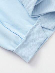 Balabala Tom And Jerry Boys Crew Neck Sweatshirt, Playful Cartoon Print, Comfortable Fit, Spring Weekend Wear - Ice Blue - View 6