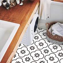 MORCART 20厘米 x 20厘米自粘地板砖，20片装自粘DIY乙烯基地板，可移除防水瓷砖贴纸，适用于卧室、客厅、浴室、厨房和楼梯。 - 彩色 - 查看 2