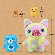 Spin Master 限量版 Fuggler 与 Care Bear 联名玩具，9 英寸 Cheer Bear/Togetherness Bear/Grump Bear/Share Bear 玩具，拥有类似人类的牙齿，适合儿童、青少年和成人收藏。 - Grump Bear - 查看 11