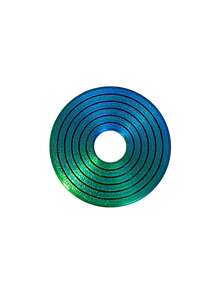3D打印旋转指环 - PLA塑料减压玩具，适合办公室使用，小巧设计，红/黄配色，适合14岁以上成人，色彩鲜艳，经久耐用，是送给上班族的理想礼物 - 彩色 - 查看 9