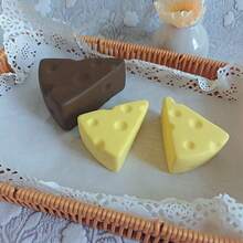 2026 Nuevo - Muñeco apretable de pan de queso realista - Denso, jugoso, de lenta subida, ultra suave para aliviar el estrés, regalo creativo y divertido, compañero de escritorio lindo - Regalo de vacaciones, regalo del Día de San Valentín, sorpresa creativa, regalo perfecto - Multicolor - Ver 2