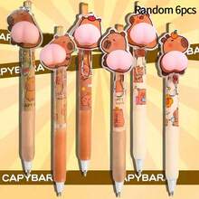 10/6/3 Stücke Capybara Hintern Quetsch Stressabbau Cartoon Kreativ Kugelschreiber - Verschiedenfarbig - Übersicht 13