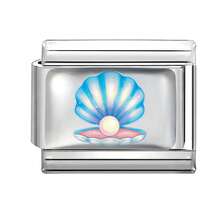 1件树脂涂层DIY意大利模块化手链，饰以海洋元素，适合作为派对礼物送给朋友/情侣，适用于圣诞节、新年、万圣节、情人节等场合。设计精美，采用不锈钢材质，兼具实用性和时尚感，适合圣诞风格、圣诞装饰、派对穿搭指南、圣诞礼物、营造圣诞家居氛围、复古夏季和万圣节配饰。 - M293390 - 查看 14