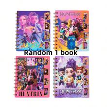 1/4本高品质K-POP主题螺旋笔记本（学生用） - 彩色 - 查看 7