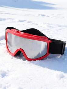 多副装彩色镜框泡沫衬垫软滑雪镜套装，男女通用 - 适用于户外滑雪、雪地摩托、单板滑雪、徒步旅行和其他冬季运动 - 彩色 - 查看 13