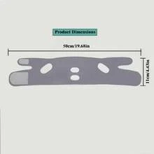1条V型绷带，防打鼾带，提拉紧致面部，透气材质，无缝设计，适合放松、睡眠、看电视、运动、户外活动，猫耳造型，佩戴舒适，睡眠面罩