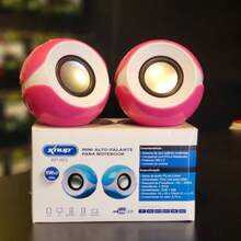 Mini Portable Speaker With 5W Power, USB And P2 Connection, Frequency Response From 100Hz To 20KHz, Compact Design For PC And Notebook Computers - Black - View 5