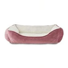 Premium Pink & White Cuddler Pet Bed – Ultra-Soft Calming Nest For US Dogs & Cats - 預設 - 查看 2
