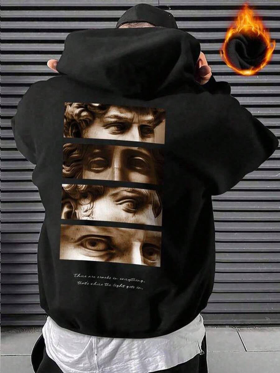 Men Outdoor Hoodies & Sweatshirts - Black - View 1