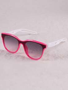 1 Pair Children's Square Shaped Fashionable Eyeglasses - Multicolor - View 4