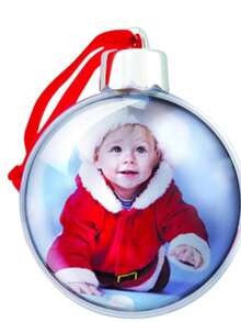 Photo Ornament Ball by "Neil Enterprises, Inc" - Rojo - Ver 7