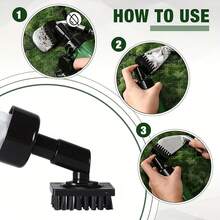 Cepillo de limpieza de palos de golf profesional, Cepillo de limpieza de palos de golf con rociador a presión, Herramienta de afilado de ranuras de palos de golf - Negro - Ver 4