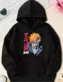 Men Outdoor Hoodies & Sweatshirts - Black - View 7