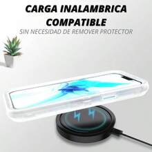 Funda Compatible con 14 Uso Rudo Anti Shock 3 en 1 360 Cuerpo Completo Transparente - Transparente + iPhone 14 - Ver 8