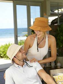 Unisex Bucket Hat, Summer Beach Sun Hat, Fashionable, UPF 50+ Sun Protection, Foldable Travel Beach Hat - A - View 3