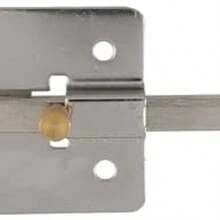 Lock PASC5 Pasador de sobreponer de barra cromo brillante 5 cm - como se muestra en la figura - Ver 2