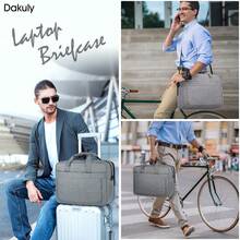 NEWHEY 15.6 Inch Laptop Bag, Waterproof Briefcase Style Laptop Handbag, Unisex Laptop Messenger Bag, Suitable For Travel, Business And Study - Multicolor - View 7