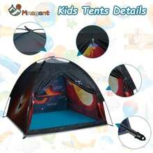 NEW Mangant Black Hole Play Tents - Cúpula Espacial para s y Niñas 3-10 Años - Tienda de Campaña Desplegable para Aventuras Imaginativas en Interiores y Exteriores - Regalo Original47 x47 x43 - como en la foto - Ver 5