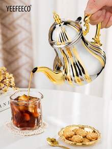 yeefeeco 1pc Saudi Arabian Style Coffee Pot, Religious Style Water Pot, Moroccan Style Tea Pot, Essential Back-To-School Item - Colorful Coffee Pot - View 2