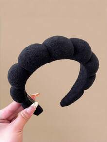 1pc Women's Headband, Autumn/Winter Cloud Design Wide Headband, Top Of Head Wear, New Style Non-Slip Facial Washing Hair Clip Adult Hair Accessory, Hair Band, Hair Hoop Hairband - Multicolor - View 10